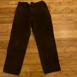 Men’s dark brown Carhartt pants Original dungaree fit